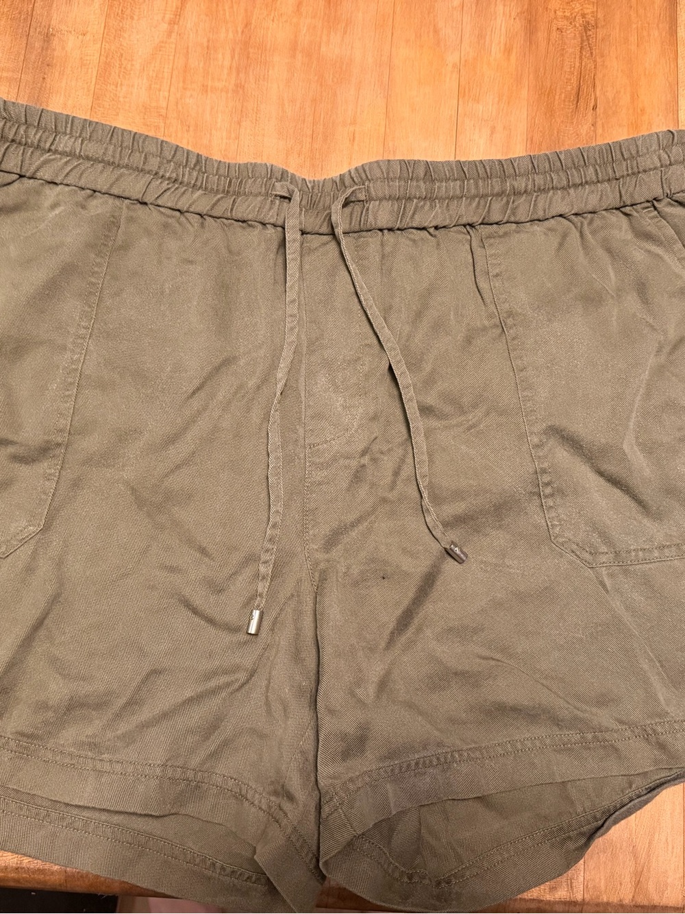 Ralph Lauren Olive Drawstring Athletic Shorts